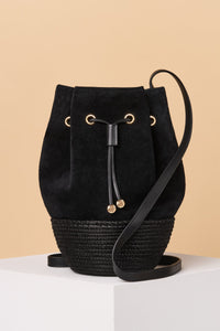 Cesta Collective Bucket Bag / Black Suede