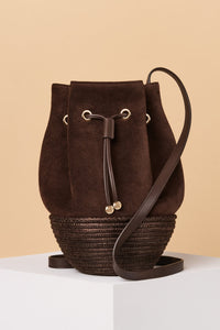 Cesta Collective Bucket Bag / Chocolate Suede