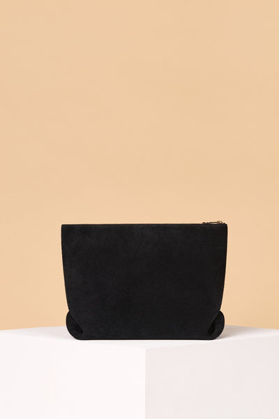 MB Black Suede Envelope Clutch Bag With Handle at Rs 400/piece in Kanpur |  ID: 23509263597