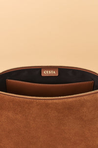 Cesta Collective Handbags éliou x Cesta / Mila Suede Clutch