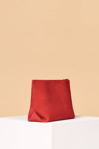 Cesta Collective Handbags Suede Clutch / Lipstick