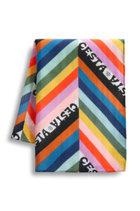 Cesta Collective Scarf Silk Scarf / Rainbow Chevron