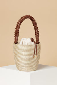 Woven Handle Lunchpail, Midnight Sand