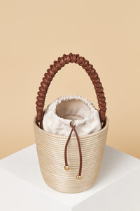 Cesta Collective Woven Handle Lunchpail / Papyrus